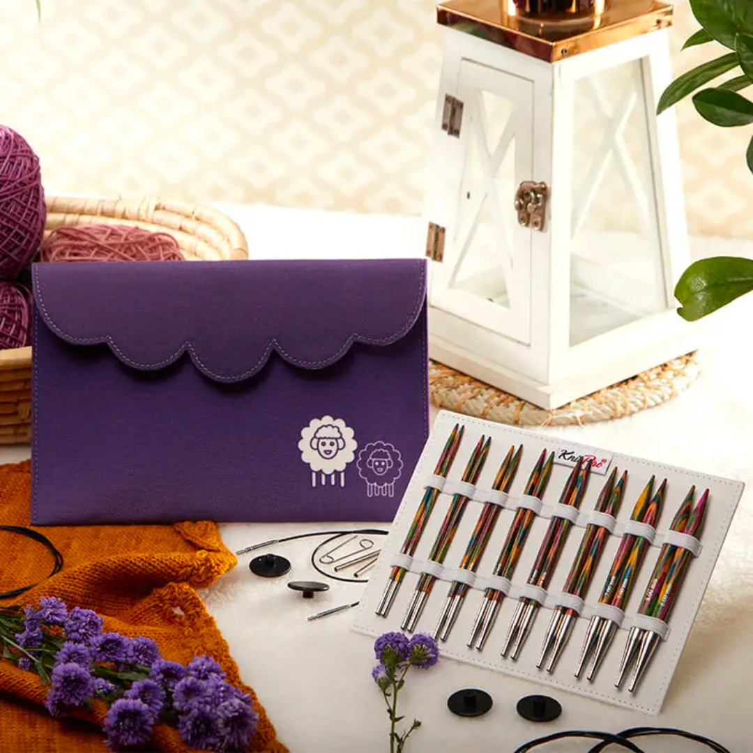 Deluxe Wooden Knitting Needle Set