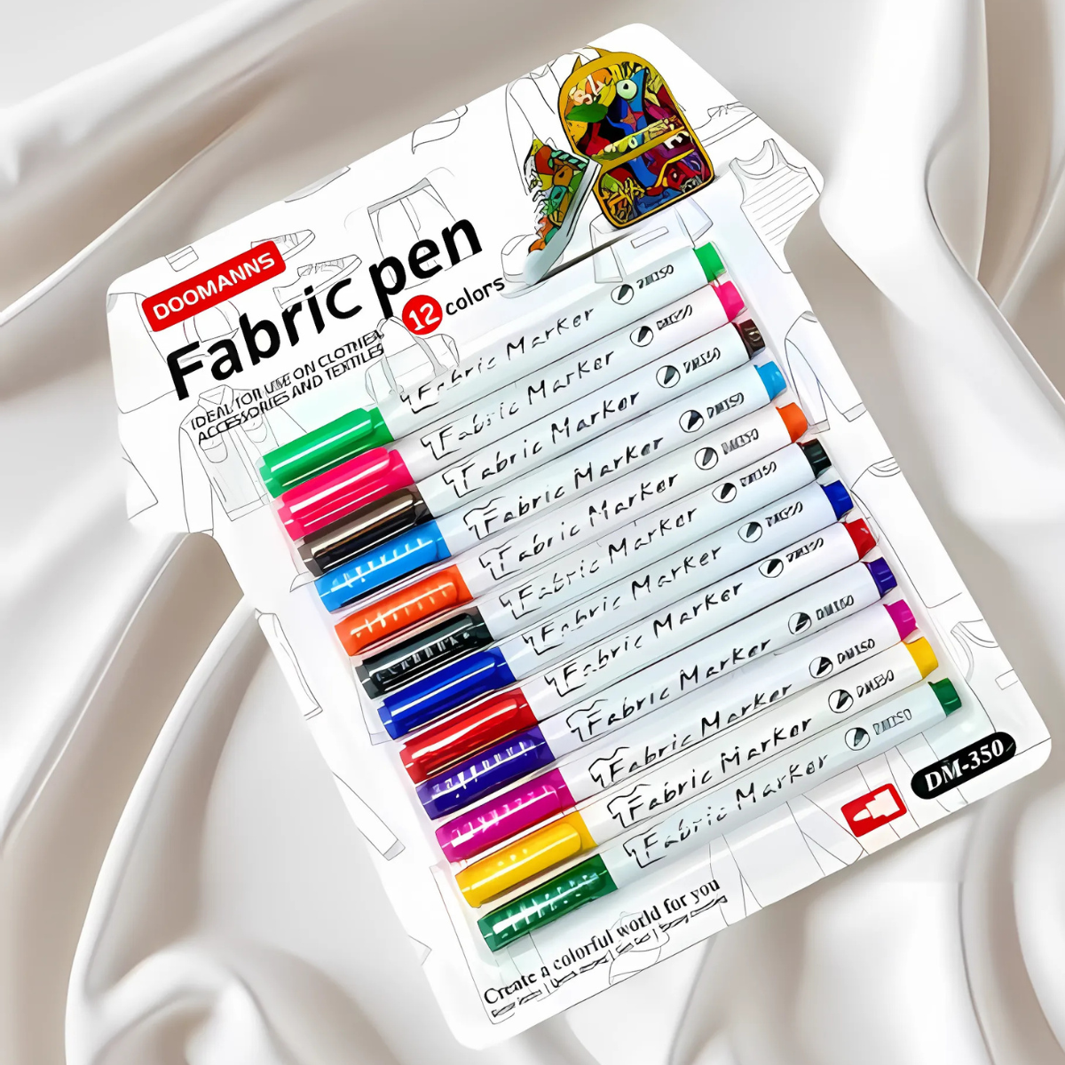 Colorful Fabric Markers