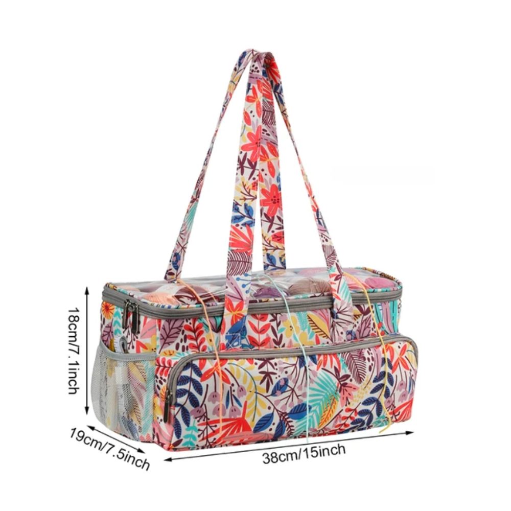 Crochet Knitting Bag Organizer
