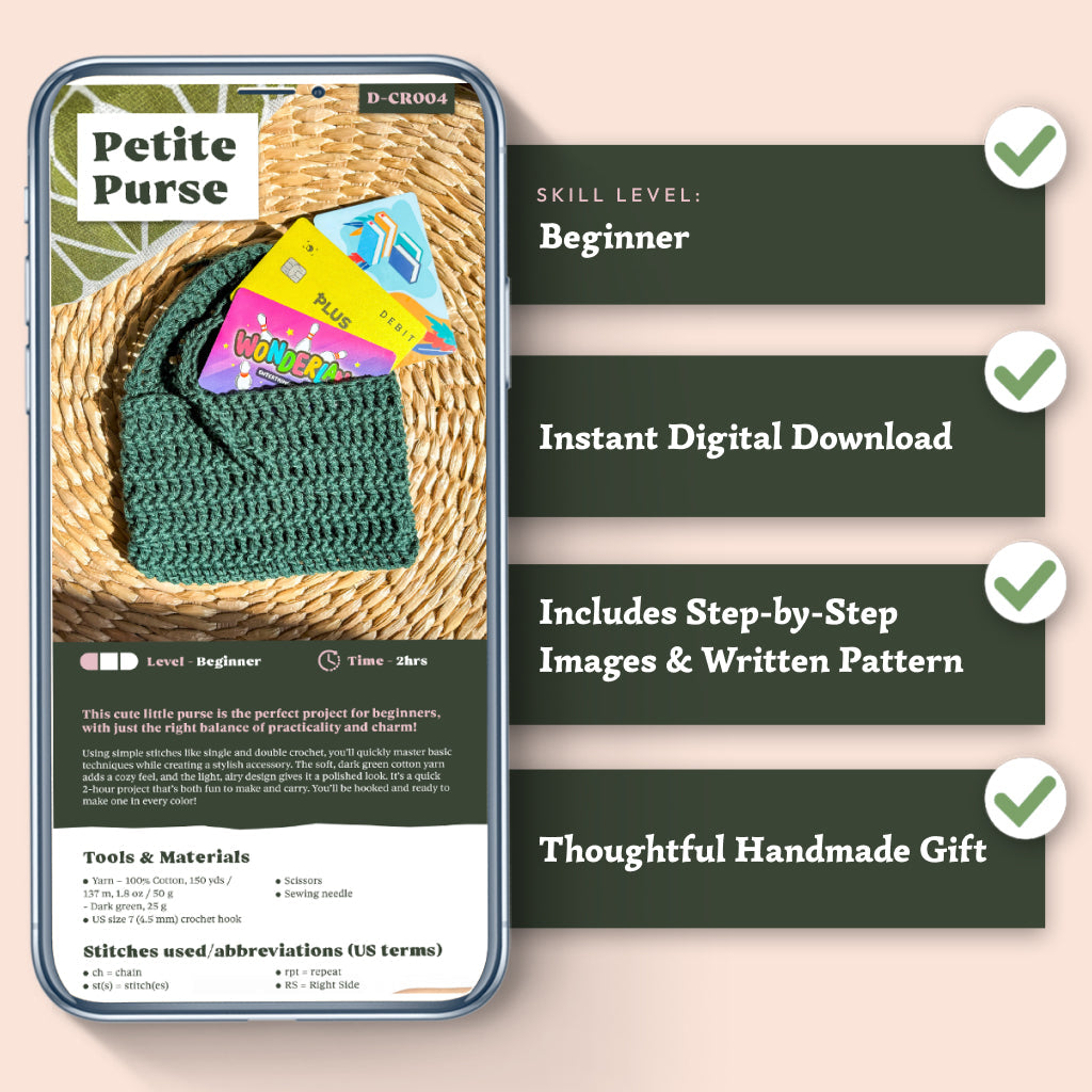 Petite Purse Crochet Pattern