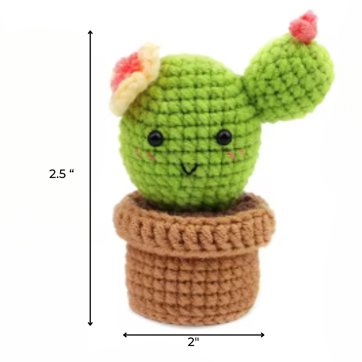 Crochet Cactus Kit 3pcs