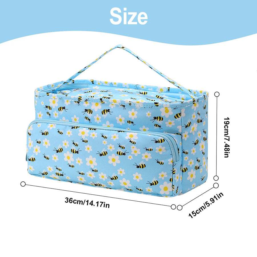 Large Knitting Bag: Yarn Storage Organizer