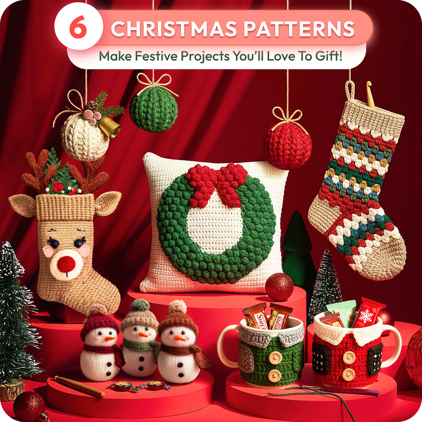 Christmas Pattern Bundle (Sent via email)