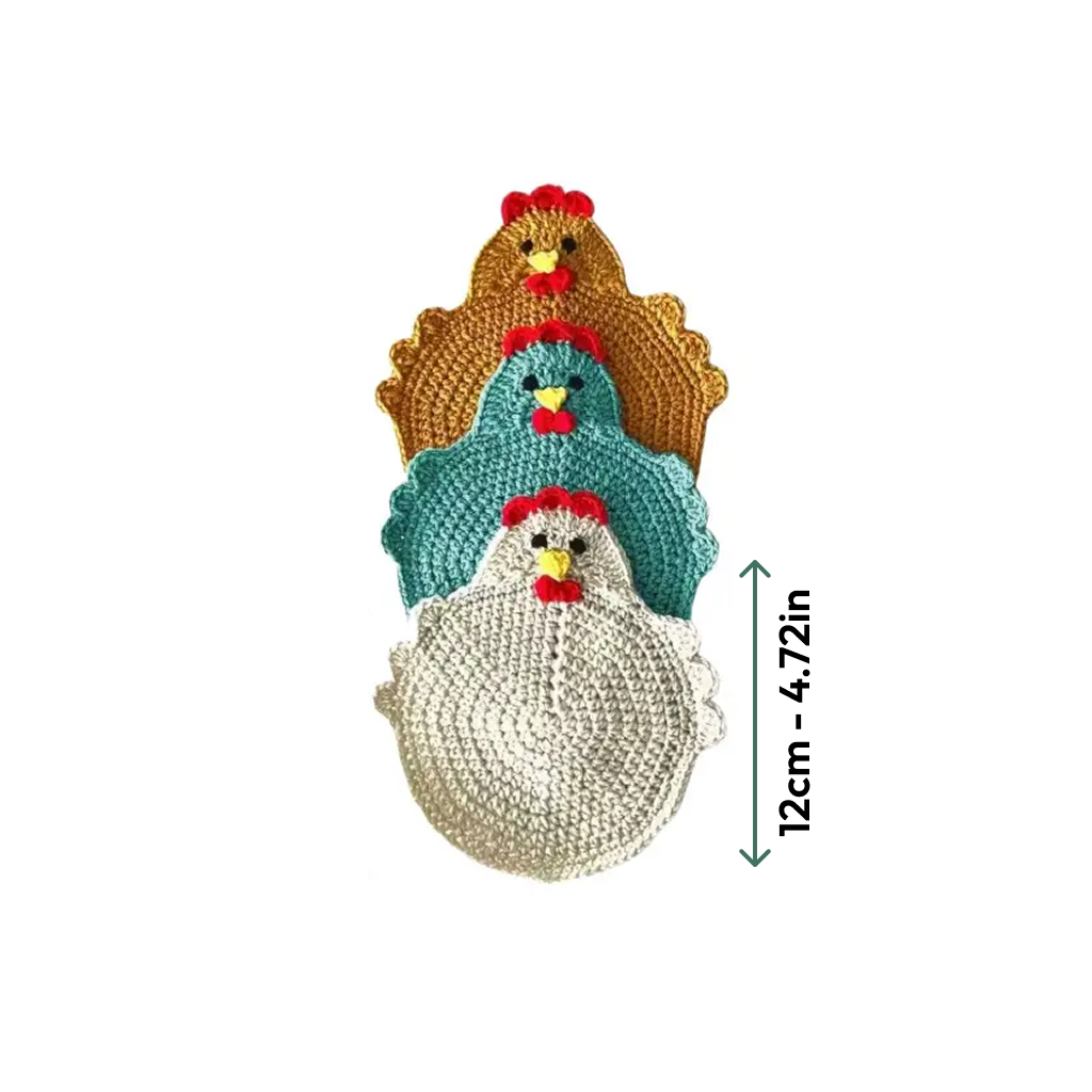 Chicken Coaster Crochet Kit