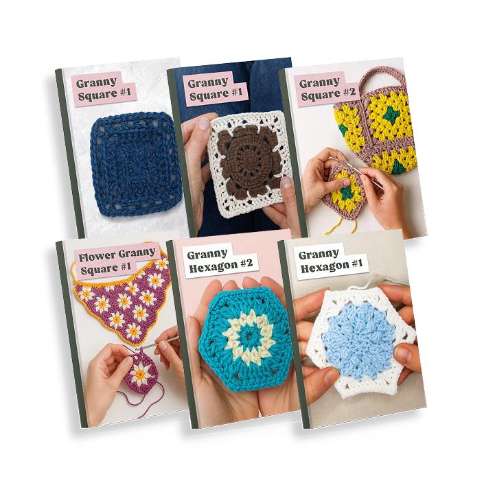 6 Granny Square Digital Patterns