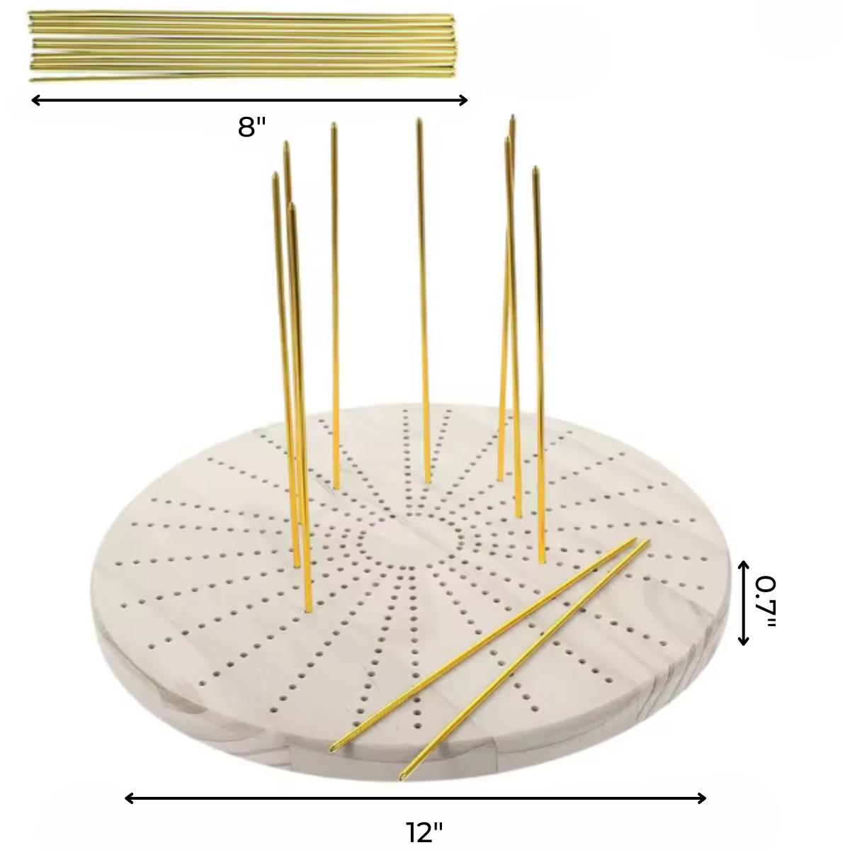 Round Crochet Blocking Board