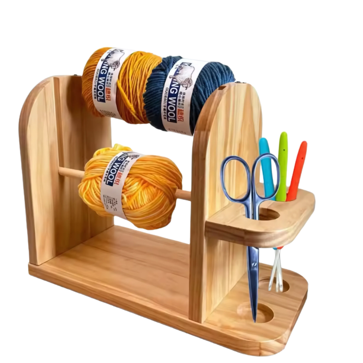 Yarn Spool Holder & Craft Organizer