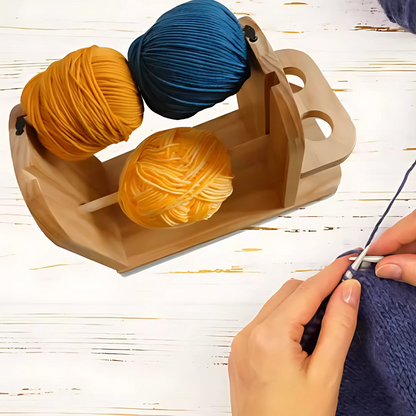 Yarn Spool Holder & Craft Organizer