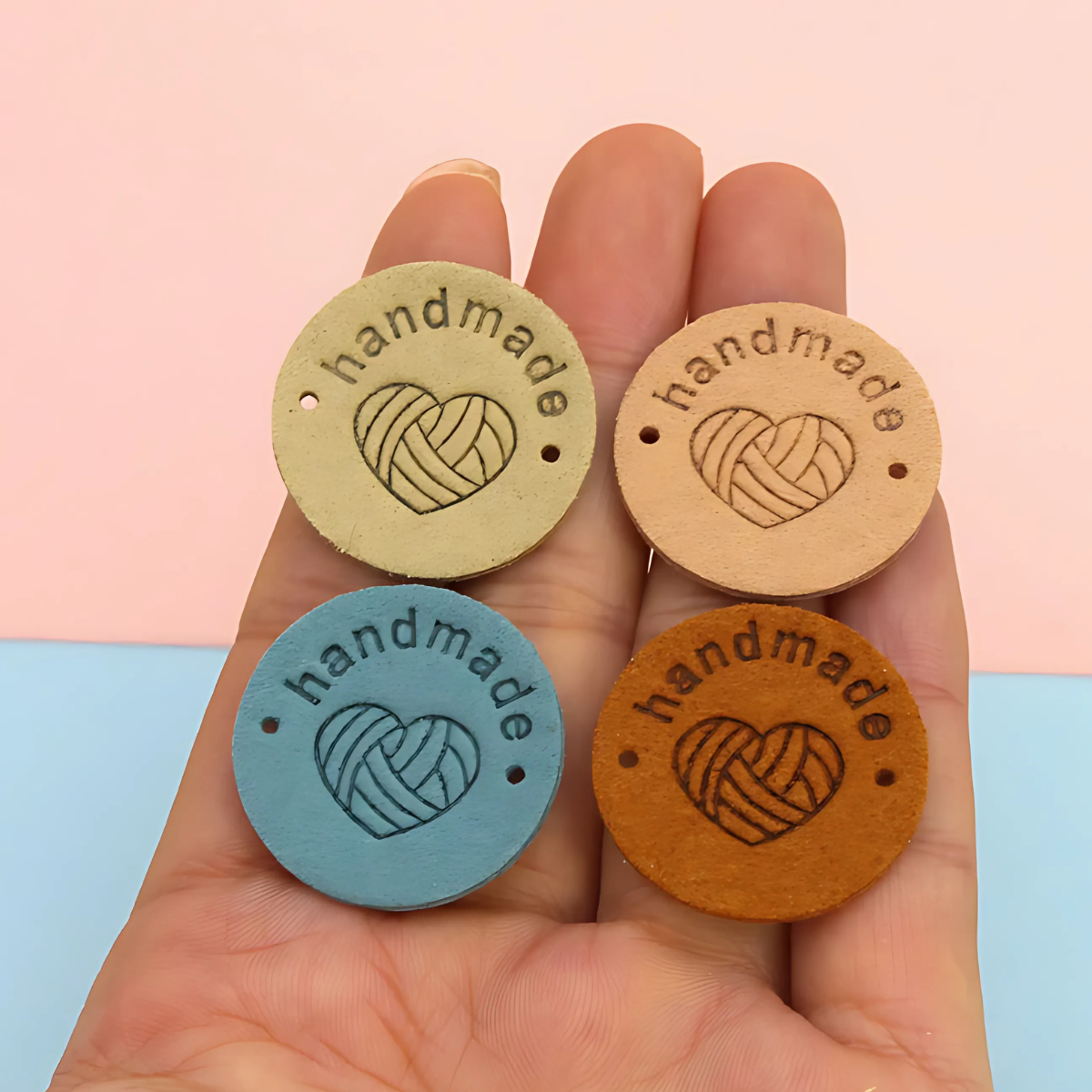 Handmade Heart Tags 20pcs