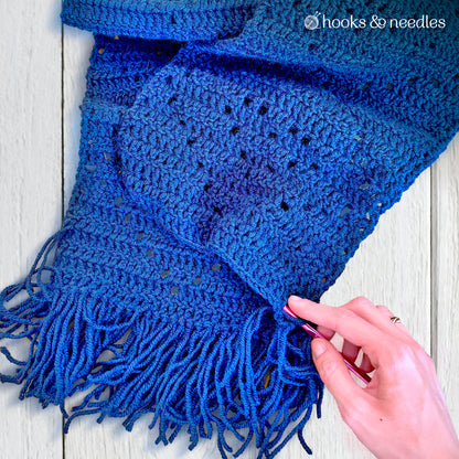 Classic Argyle Scarf Crochet Pattern