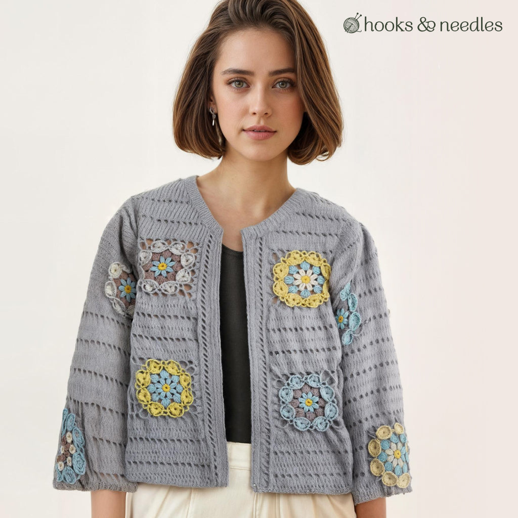 Sunbloom Jacket Crochet Pattern