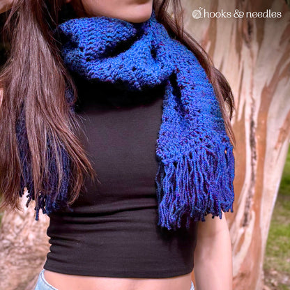 Classic Argyle Scarf Crochet Pattern