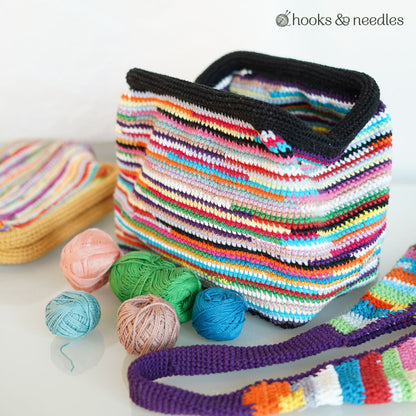 Upcycled Color Clutch Crochet Pattern