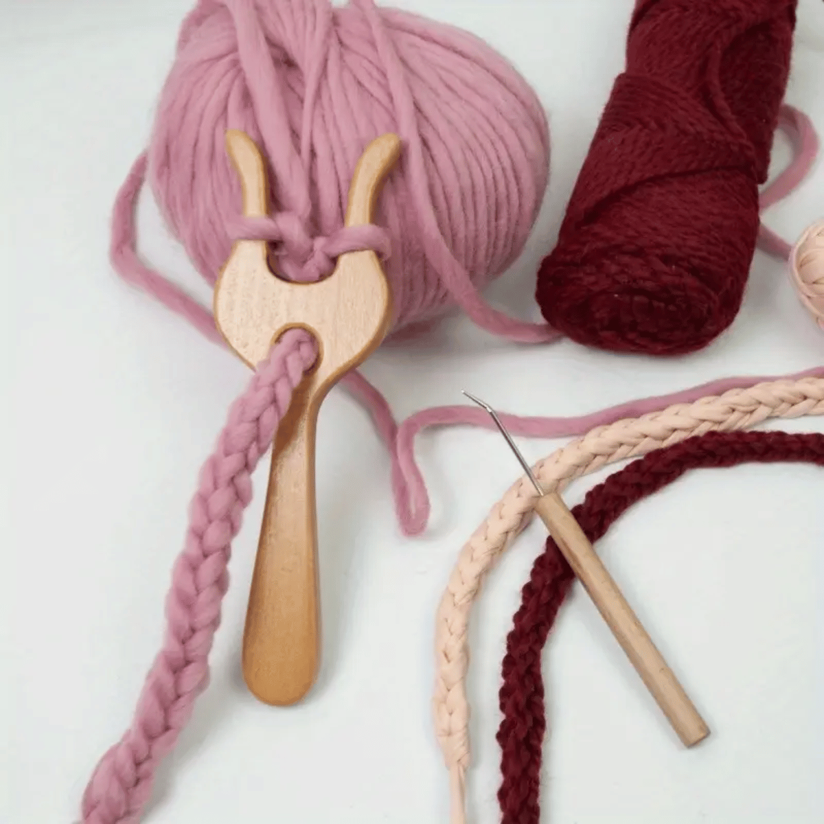 Knitting Fork for Easy Cord Making