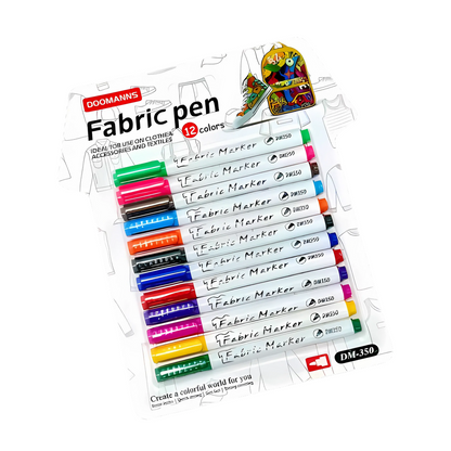 Colorful Fabric Markers