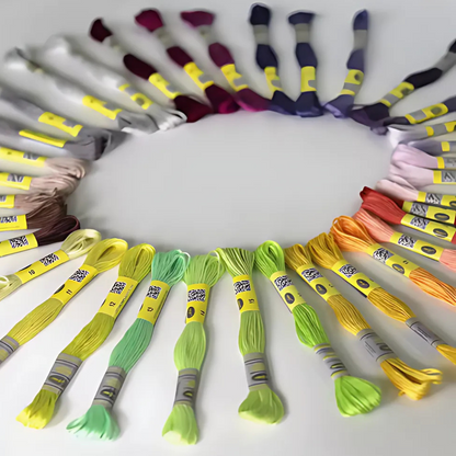 Colorful Embroidery Floss Set