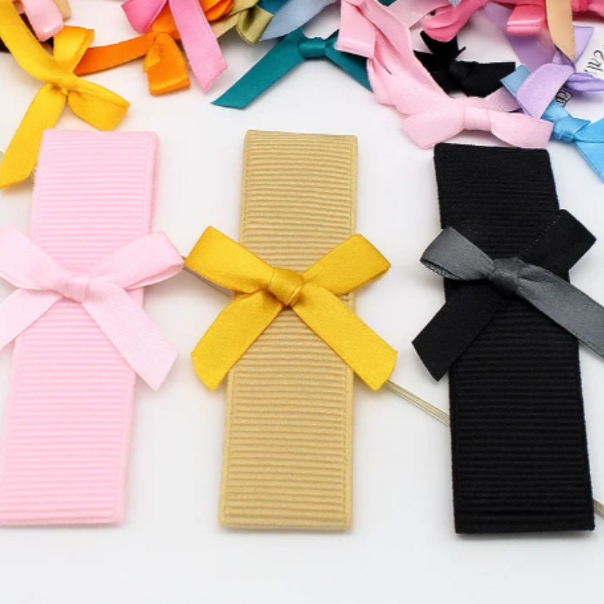Multi-Colored Satin Ribbons