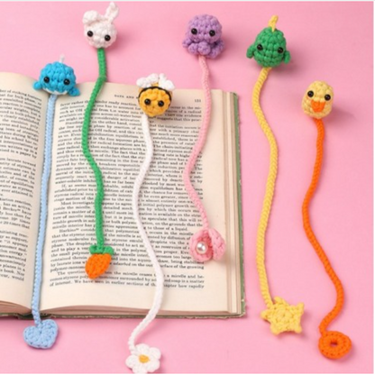 Cute Animal Crochet Bookmark Kit