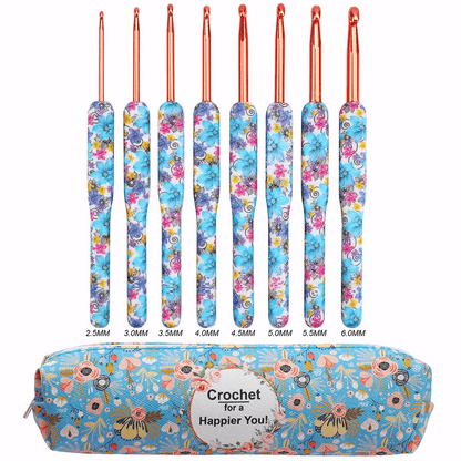 Delux Ergonomic crochet hook set