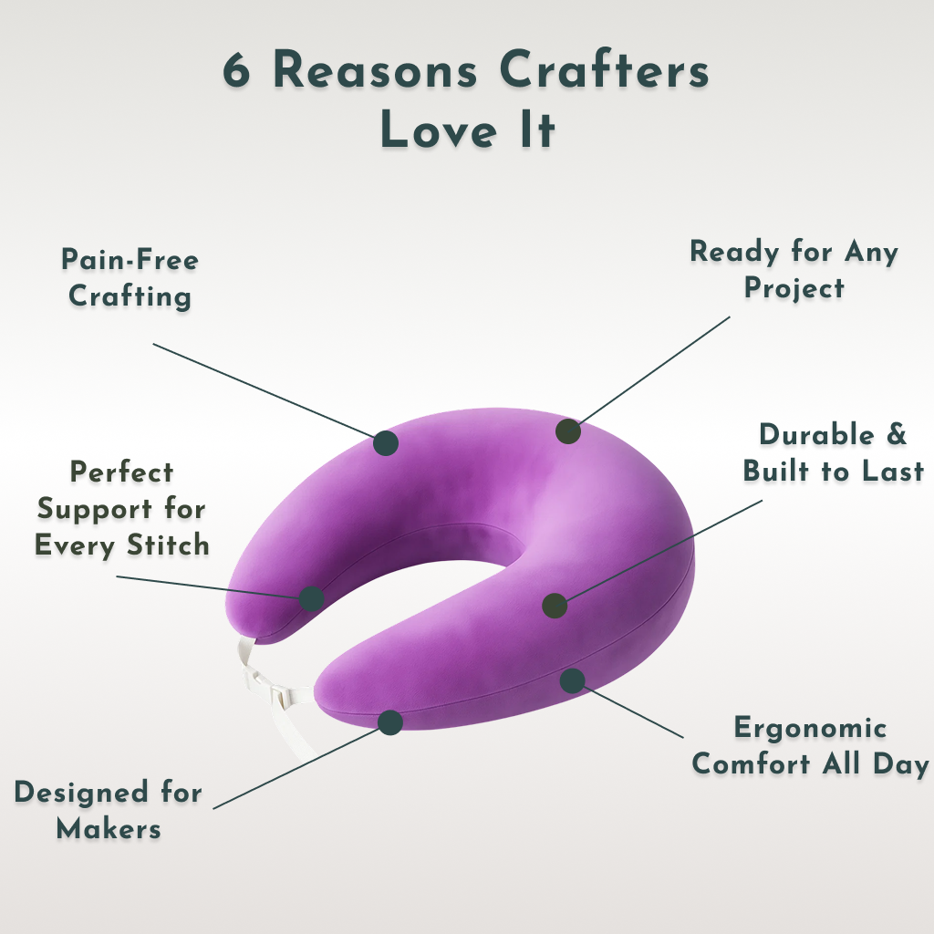 Crochet & Knit Back Support Pillow