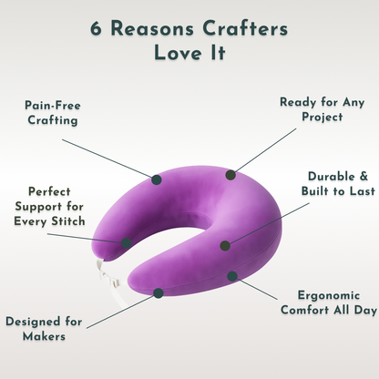 Crochet & Knit Back Support Pillow