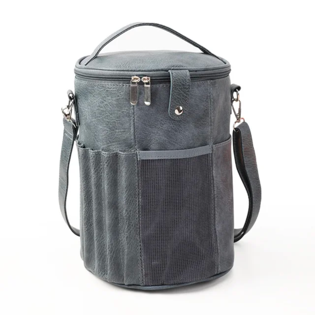 PU Leather Knitting Crochet Tools Storage Bag