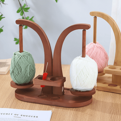 Double Yarn Spinner Stand with Tool Storage