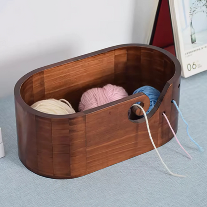 Wood Yarn Bowl