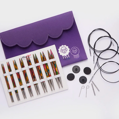 Deluxe Wooden Knitting Needle Set
