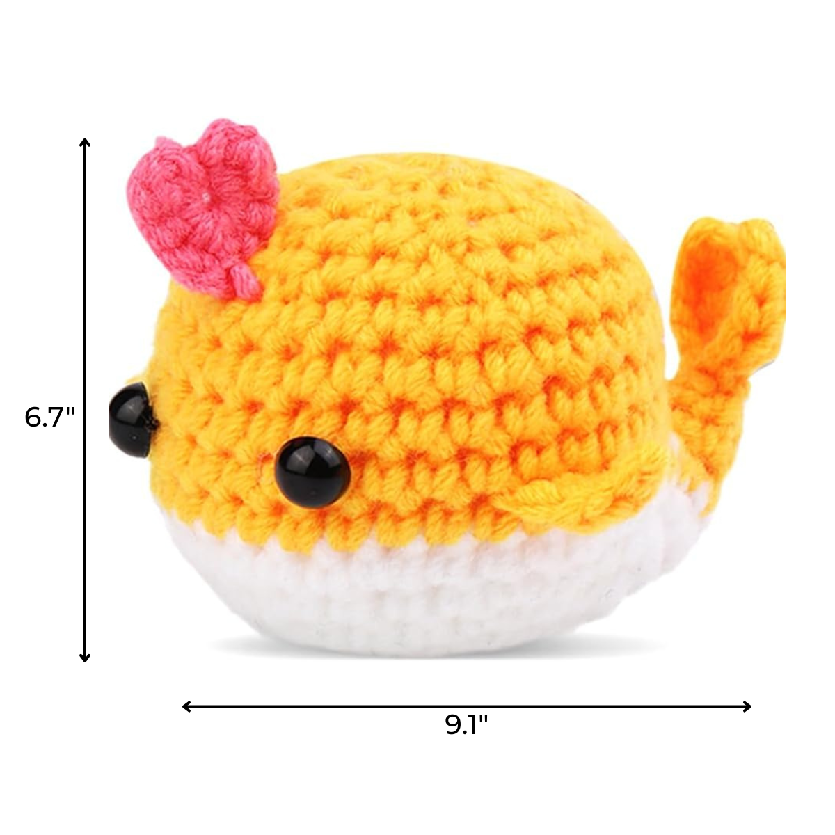 Crochet Whale Kit 2pcs