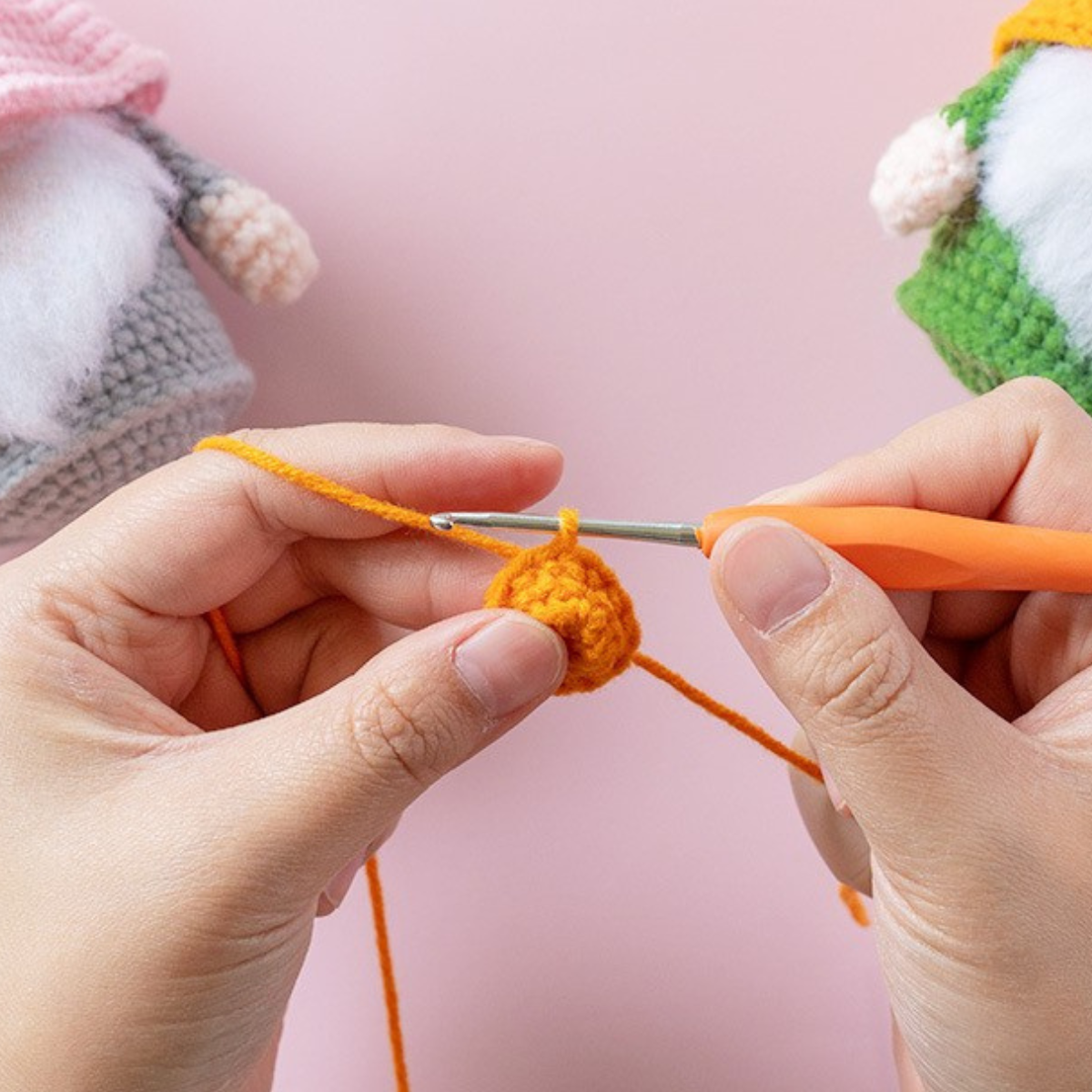 Crochet Gnome Kit 2pcs