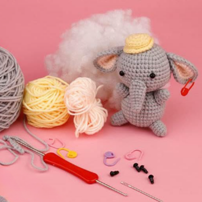 Crochet Elephant Kit