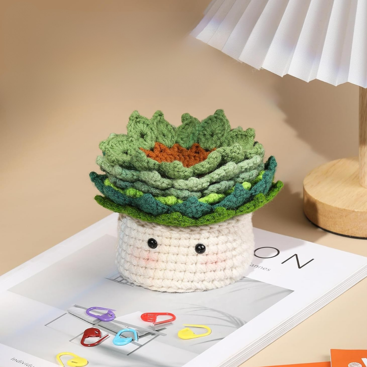 Plant Pot Crochet Kit with Coasters