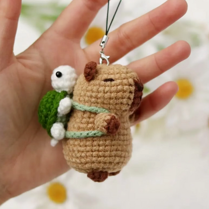 Capybara with Tortoise Crochet  Kit