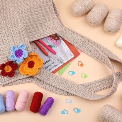 Bohemian Crochet Tote Bag Kit