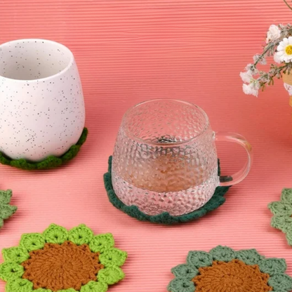 Plant Pot Crochet Kit with Coasters
