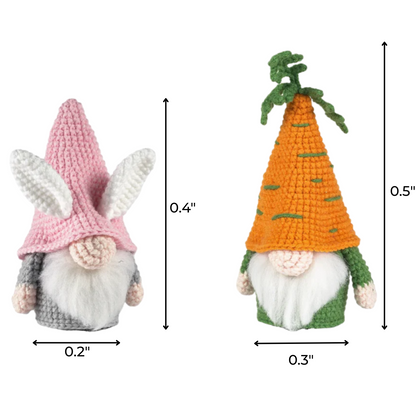 Crochet Gnome Kit 2pcs