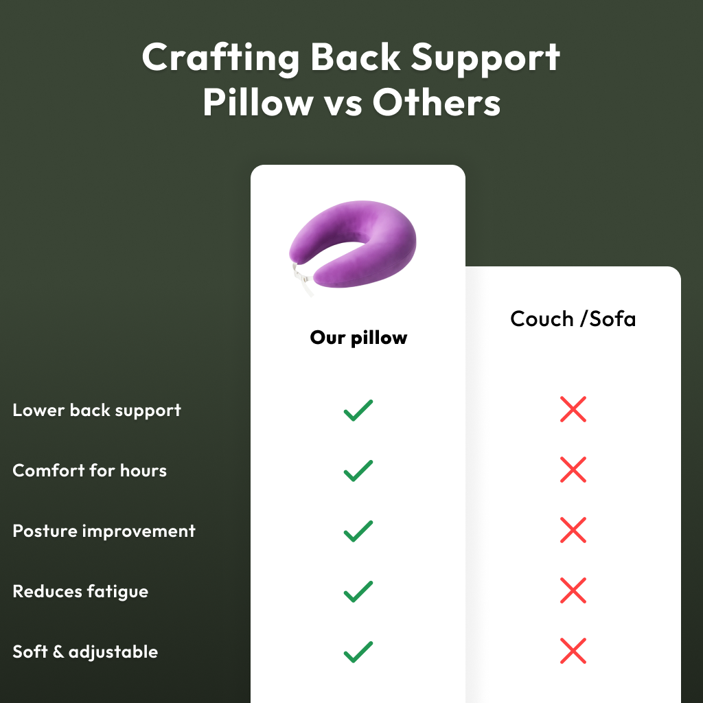 Crochet & Knit Back Support Pillow