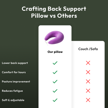 Crochet & Knit Back Support Pillow