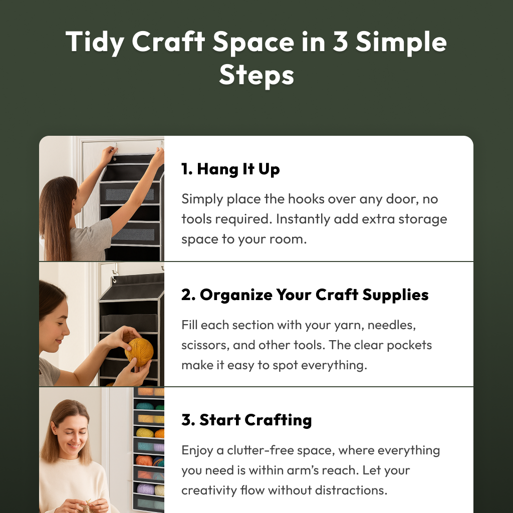 Hanging Yarn Organizer