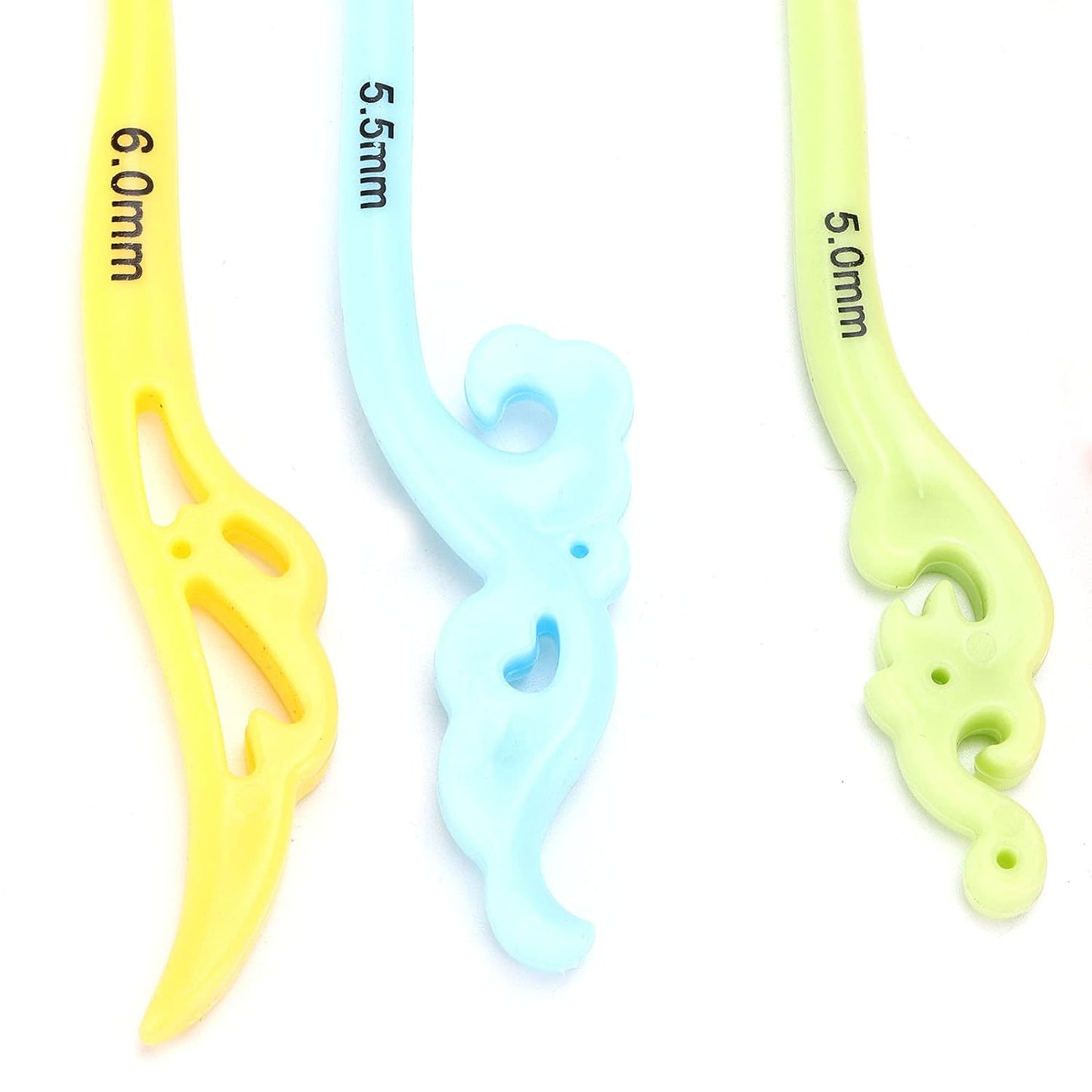 Vintage-Style Crochet Hook Set 8 Pcs with Soft Handle