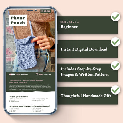Phone Pouch Crochet Pattern