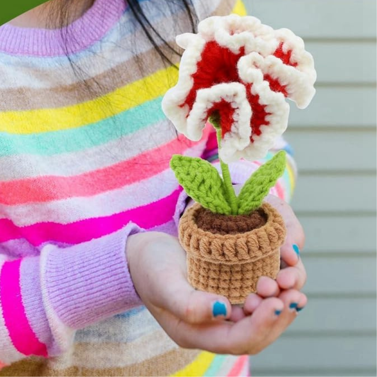 Crochet Flower Pot Kit 6pcs