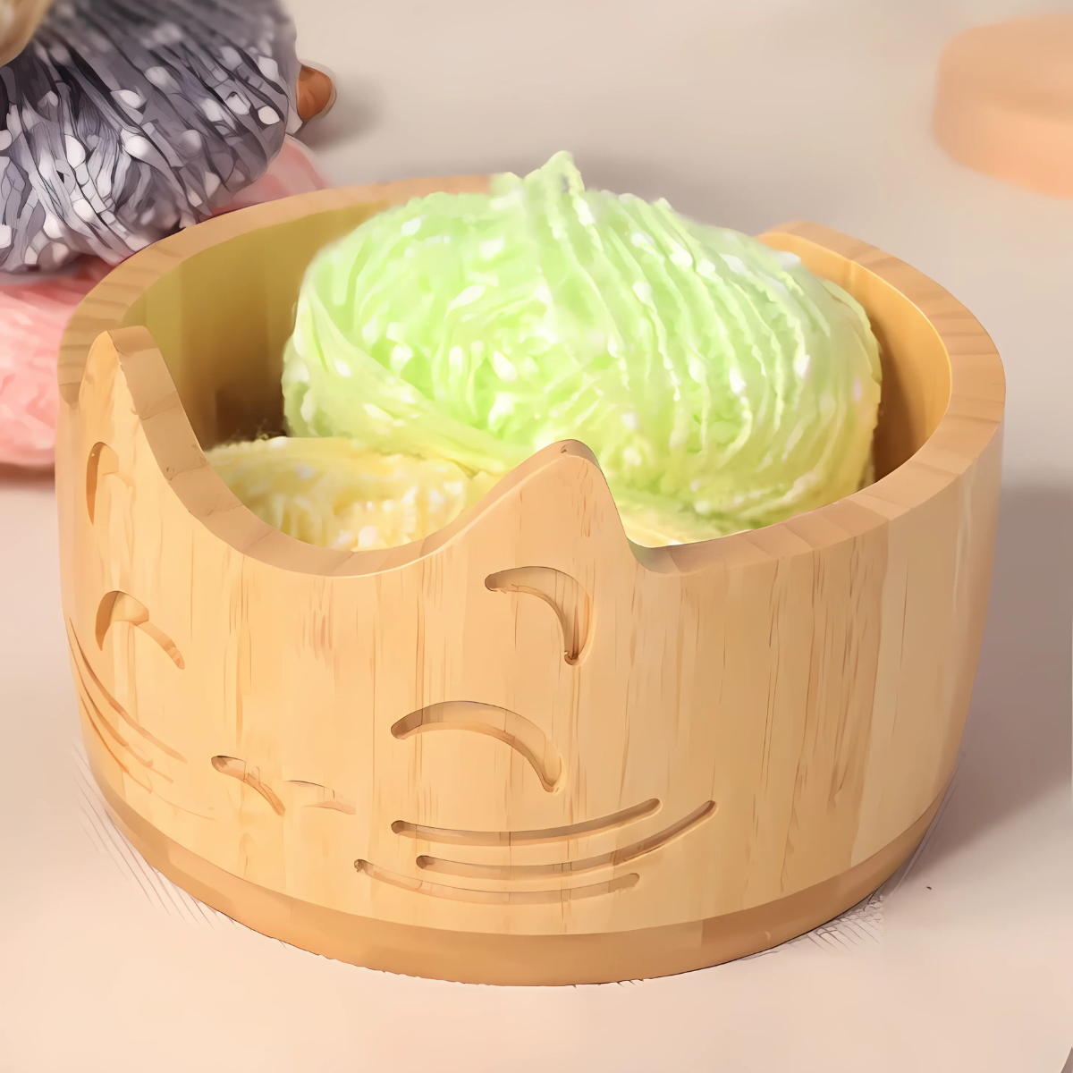 Cat Yarn Bowl
