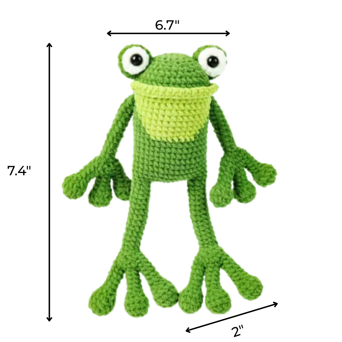Crochet Frog Kit