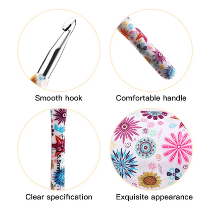 Delux Ergonomic crochet hook set