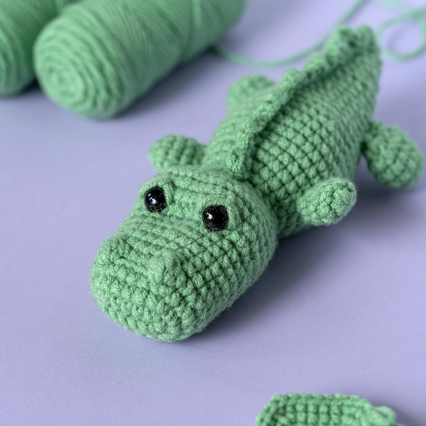 Crochet Crocodile Kit 2pcs