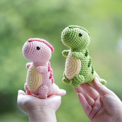 Crochet Dinosaur Kit 2pcs