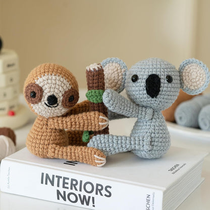 Crochet Sloth & Koala Kit