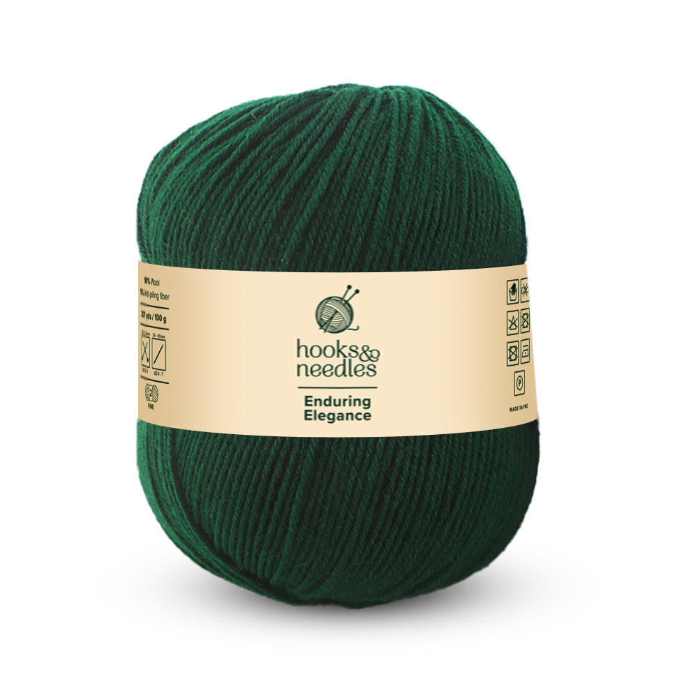 Enduring Elegance Yarn - Fine Wool Blend | Hooks & Needles – Hooks ...